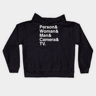 Person Woman Man Camera TV Kids Hoodie